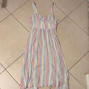 Striped Multicolor Summer Dress